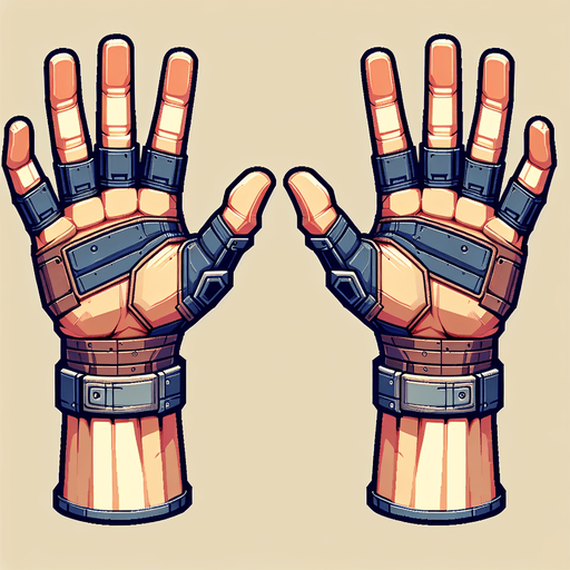 two white palms facing forward no background.
Single Game Texture. In-Game asset. 2d. Blank background. High contrast. No shadows. HD Color