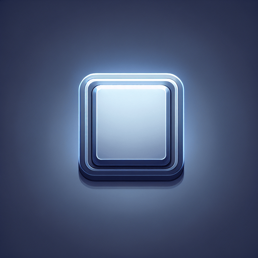 A modern clean empty rectangular button.
Single Game Texture. In-Game asset. 2d. Blank background. High contrast. No shadows.