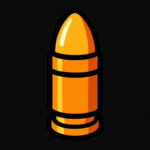 Mermi.
In-Game asset.  2d.  High contrast.  No shadows