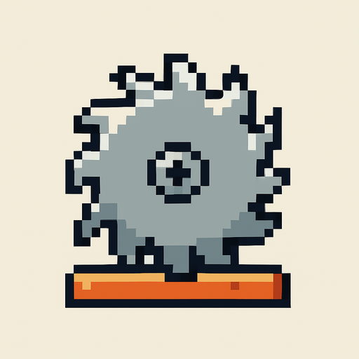 pixel art 2D 
obstacle.
In-Game asset.  2d.  High contrast.  No shadows