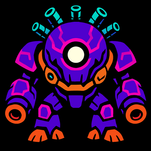 Boss espacial.
In-Game asset.  2d.  High contrast.  No shadows