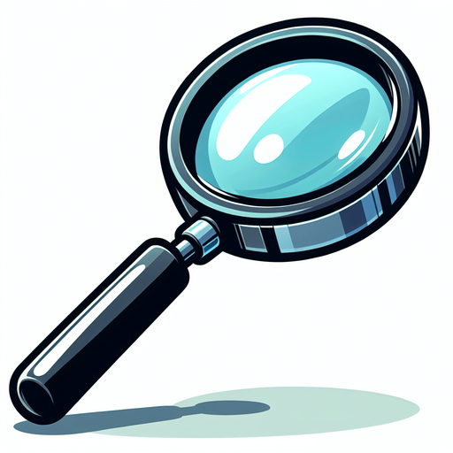 büyüteç. çizgi film