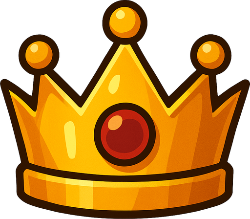 crown.
In-Game asset.  2d.  High contrast.  No shadows