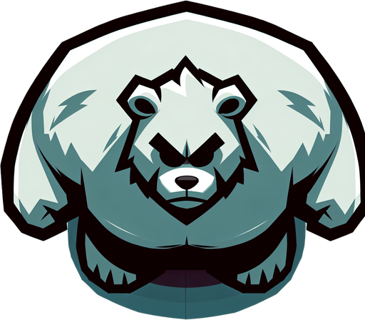 angry big bear, lying down and sleeping, top view, cartoon style.
Single Game Texture. In-Game asset. 2d. Blank background. High contrast. No shadows.