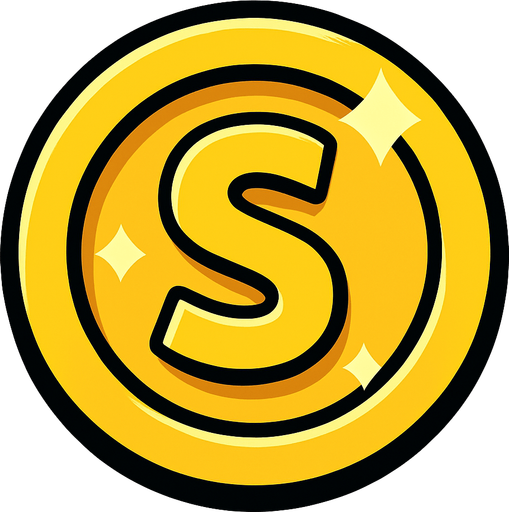 coin.
In-Game asset.  2d.  High contrast.  No shadows