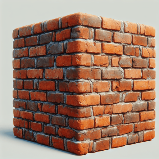 brick.
Single Game Texture. In-Game asset. 2d. Blank background. High contrast. No shadows.