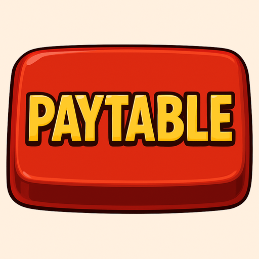 Change the text to say Paytable and adjust button shape to accommodate.