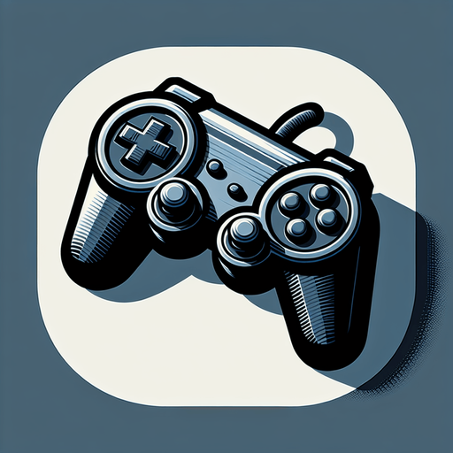 An upclose view of a joystick from above showing detail..
Single Game Texture. In-Game asset. 2d. Blank background. High contrast. No shadows.