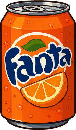 Fanta - Gerçekçi - Yazısız.
In-Game asset.  2d.  High contrast.  No shadows