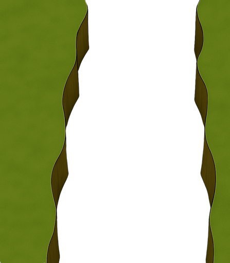 Quiero que hagas las montañas mas angostas ademas de simetricas