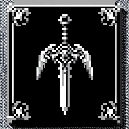 snes dagger. front view
Single Game Texture.  In-Game asset.  2d.  Blank background.  High contrast.  No shadows