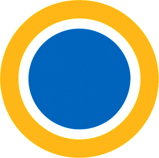 center circle.
In-Game asset.  2d.  High contrast.  No shadows