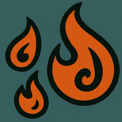Three small ember