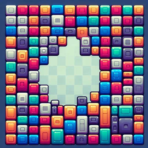 Background with lots of squares.
Single Game Texture.  In-Game asset.  2d.  Blank background.  High contrast.  No shadows