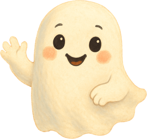 friendly ghost.