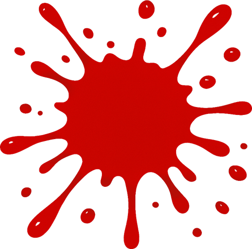blood.
In-Game asset.  2d.  High contrast.  No shadows