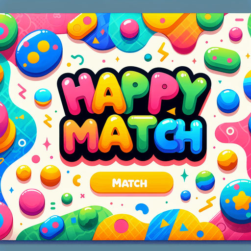 Game Banner for game called "Happy Match".