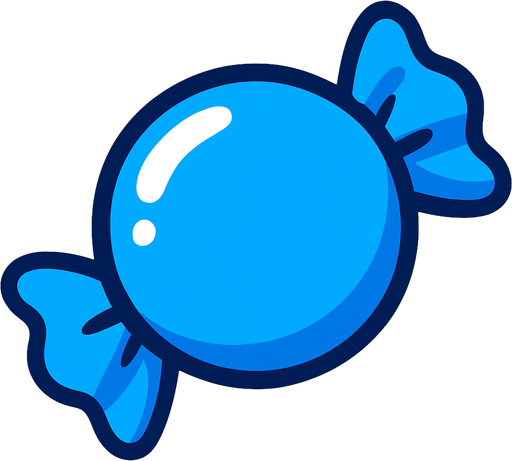 candy_blue.
In-Game asset.  2d.  High contrast.  No shadows