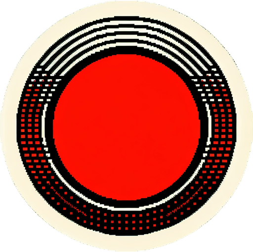 round red 2d.
Single Game Texture.  In-Game asset.  2d.  Blank background.  High contrast.  No shadows