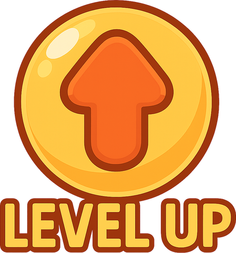 a level up power up orb. No background. Transparent background. Blank background. No shadows. 2d. In-Game asset. flat
