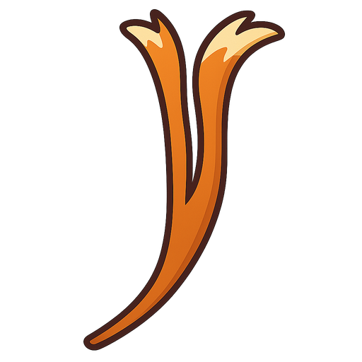 ince uzun bir kuyruk fakat etrafı renksiz. No background. Transparent background. Blank background. No shadows. 2d. In-Game asset. flat