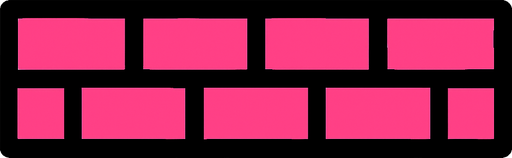 a block with 600x100.
In-Game asset.  2d.  High contrast.  No shadows