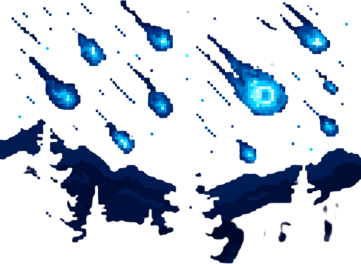 Elimina los cristales y agrega árboles , estilo pixelart