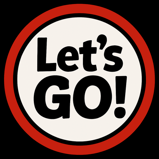 Letars GO! dentro del circulo.