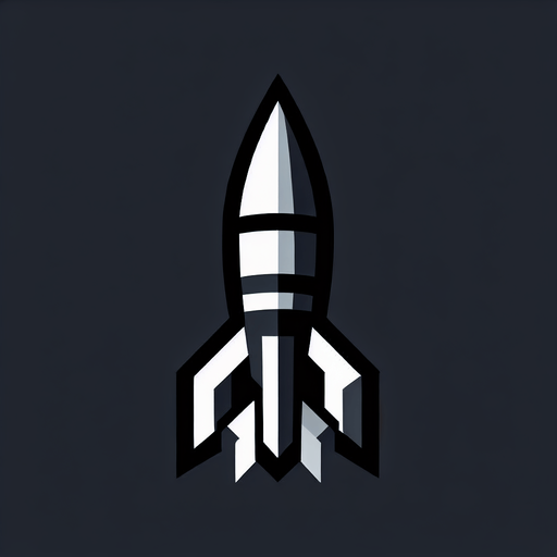 missile.
Single Game Texture. In-Game asset. 2d. Blank background. High contrast. No shadows.
