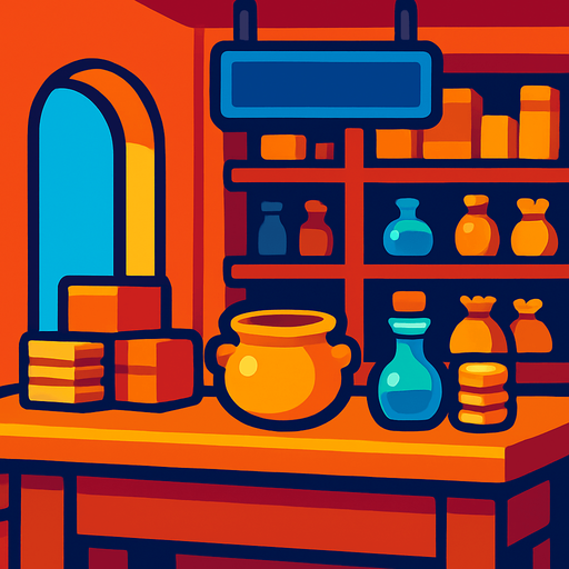 Shopbg.
In-Game asset.  2d.  High contrast.  No shadows