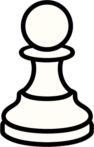 beyazpiyon.
In-Game asset.  2d.  High contrast.  No shadows