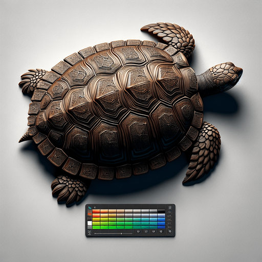 Turtle shell.
Single Game Texture.  In-Game asset.  2d.  Blank background.  High contrast.  No shadows