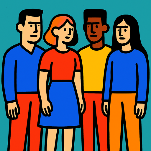 people.
In-Game asset.  2d.  High contrast.  No shadows