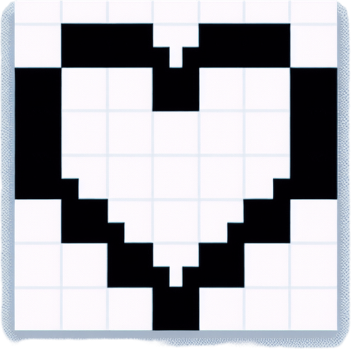 top-down view, videogame heart, 90s style sticker, flat, no perspective, silhouette,  white, cartoon, fun, simple, from above.
Single Game Texture. In-Game asset. 2d. Blank background. High contrast. No shadows.
