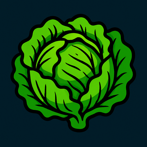 lechuga.
In-Game asset.  2d.  High contrast.  No shadows
