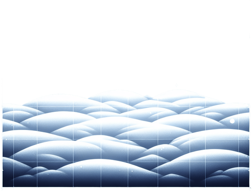 Snowy flat surface viewed from above at nighttime Single Game Texture. In-Game asset. 2d. Blank background. High contrast. No shadows.