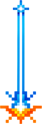 Arcade style shot down laser.
In-Game asset.  2d.  High contrast.  No shadows