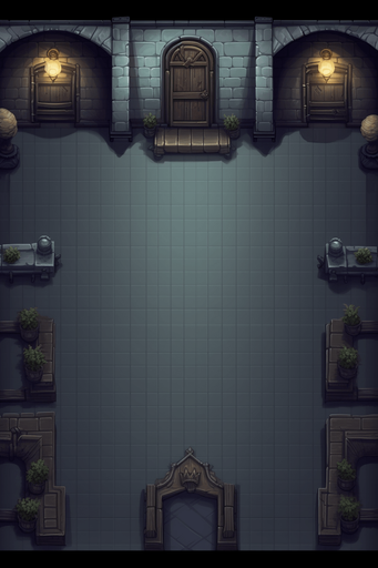 https://i.imgur.com/R3ZLguO.jpg Dungeon, Empty open floor, dark, fullscreen, Single Game Texture. In-Game asset. 2d. Pixelart. White background. Blank background. high detail. High contrast. --ar 2:3