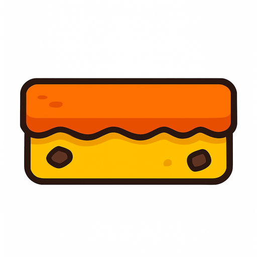 rectangle shape jumping platform for a simple 2D game.
In-Game asset.  2d.  High contrast.  No shadows