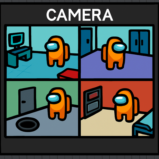 cameraView among us.
In-Game asset.  2d.  High contrast.  No shadows
