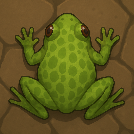 frog top view.
In-Game asset