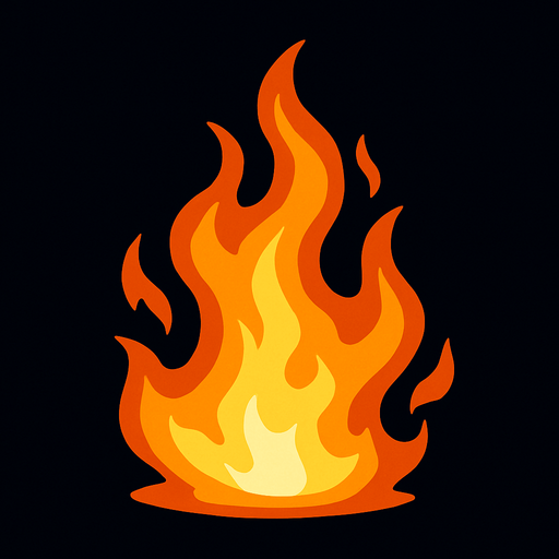 fire effect.
In-Game asset.  2d.  High contrast.  No shadows