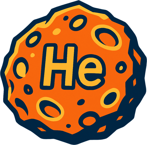 asteroid helium.
In-Game asset.  2d.  High contrast.  No shadows