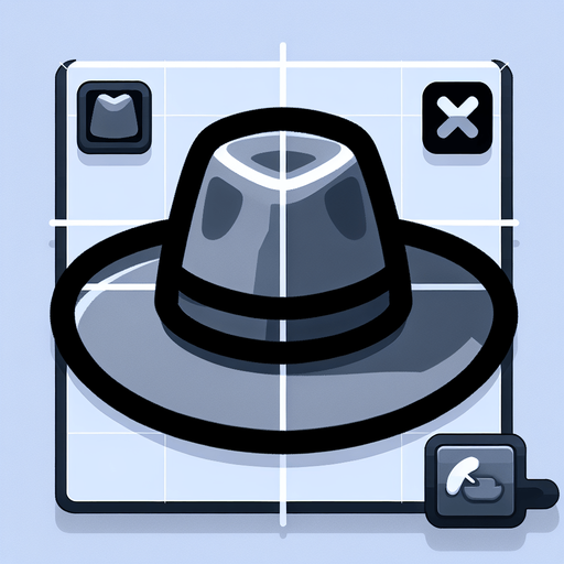 Hat.
Single Game Texture.  In-Game asset.  2d.  Blank background.  No shadows