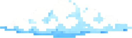 cloud 200x20.
In-Game asset.  2d.  High contrast.  No shadows