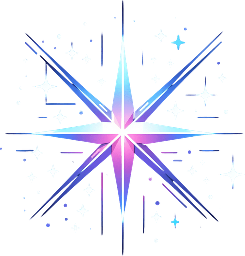 single Star particle, black background 
2D art, game texture, blank background. Sprite sheet asset.
Design Guideline: The game's style is bright, high-quality vector graphics with sharp, clean lines and a modern aesthetic. Colors should be vivid and contrast well, emphasizing a futuristic, sleek feel. Textures are minimalistic, focusing on flat surfaces with subtle gradients for depth. Lighting effects are dynamic yet soft, enhancing the vibrancy without overpowering. Assets should look consistent, fitting a coherent, tech-savvy universe. Think 'sophisticated simplicity' for a futuristic, engaging spaceship game.