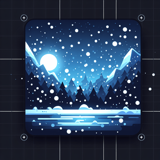 разлетелся снег, мультяшный.
Single Game Texture.  In-Game asset.  2d.  Blank background.  High contrast.  No shadows