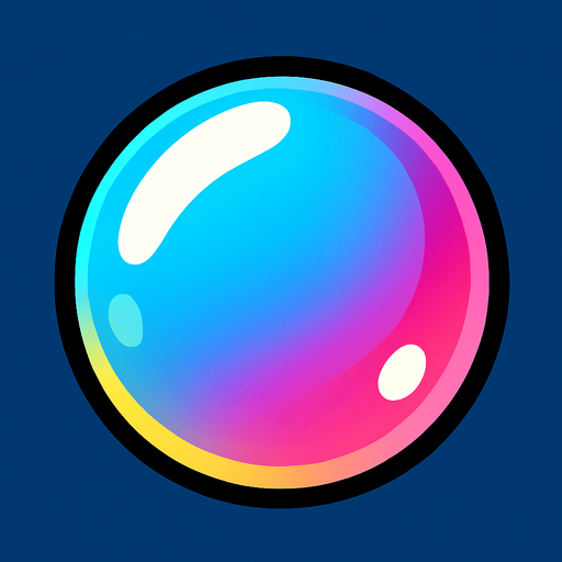bubble.
In-Game asset.  2d.  High contrast.  No shadows