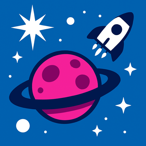 Space.
In-Game asset.  2d.  High contrast.  No shadows