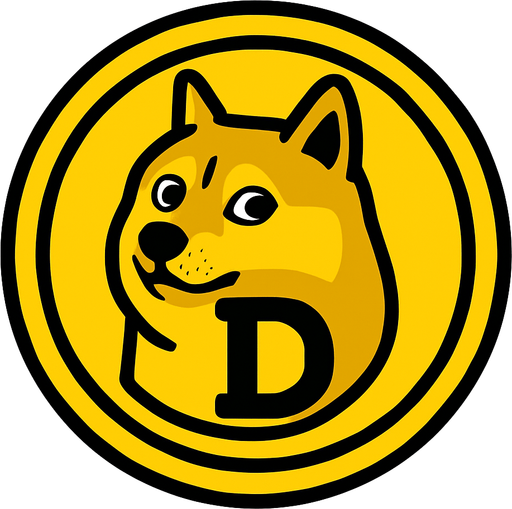 DOGE Coin.
In-Game asset.  2d.  High contrast.  No shadows